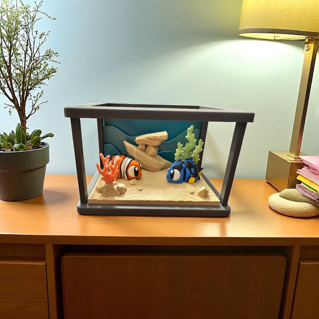 Desk Aquarium Playset