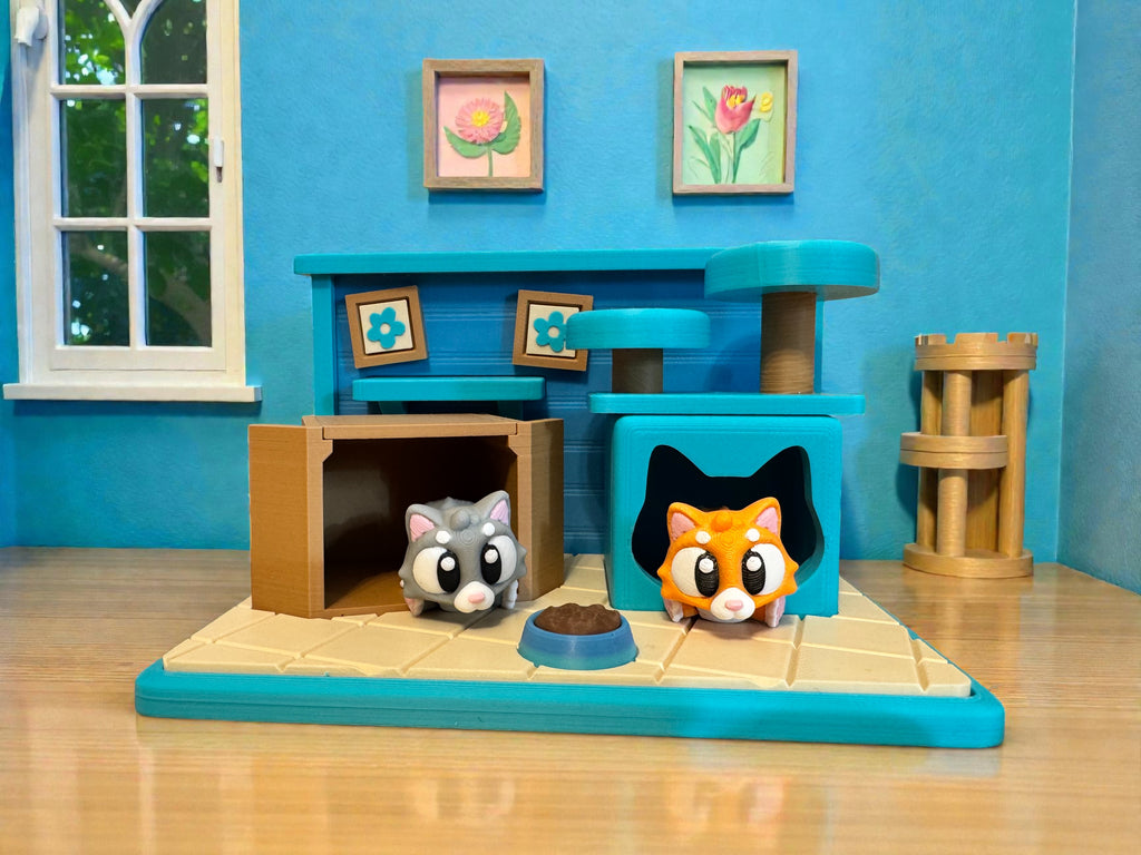 Kitty desktop Playset