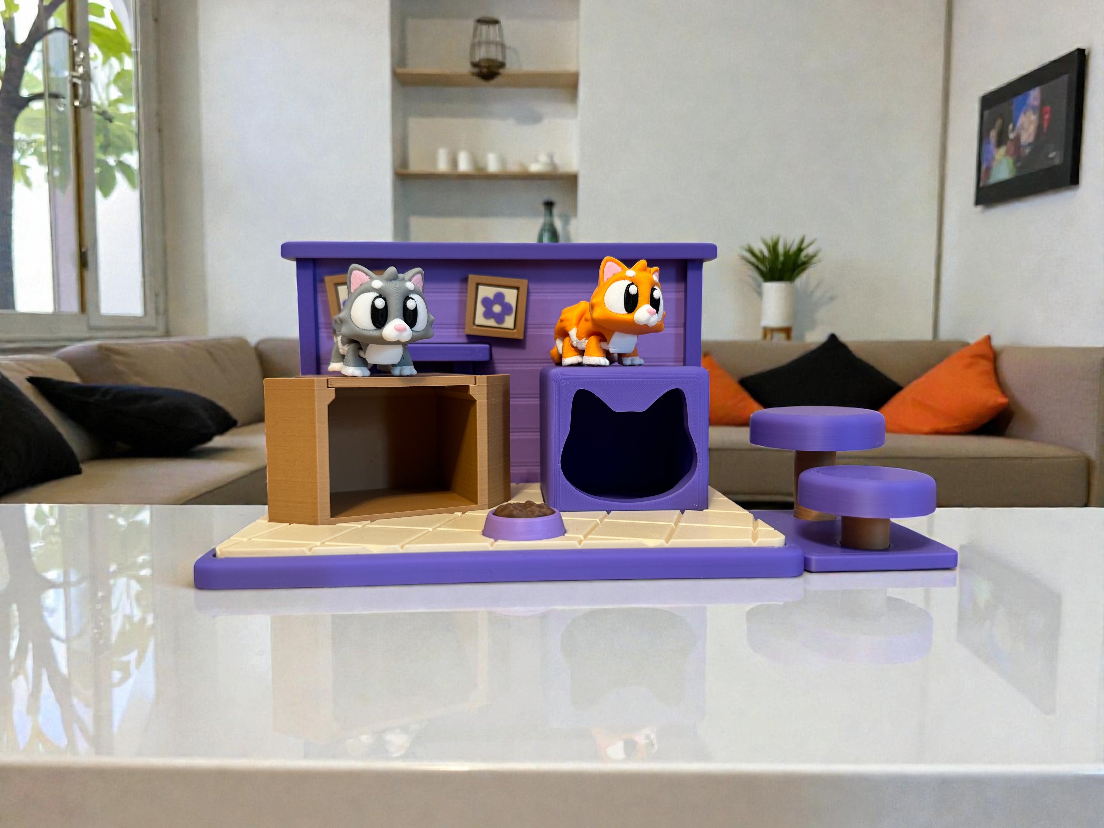 Kitty desktop Playset